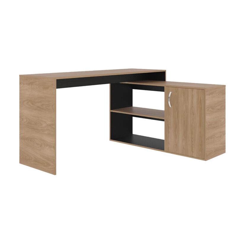 Escritorio En L Axis Fresno Europeo y Wengue Vi... image number null
