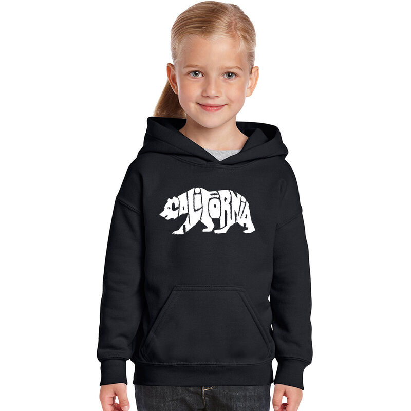 Sudadera Con Capucha Word Art Para Ni&ntilde;a - Oso d... image number null