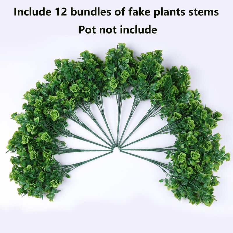 Plantas Artificiales Ivydale 12 Paquetes Resist... image number null