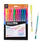Bol&iacute;grafos De Gel Sakura Gelly Roll Moonlight 10 Bold Point, Paquete De 10