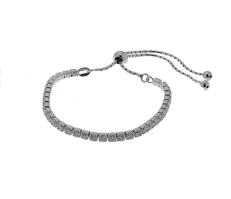Pulsera De Plata Con Zirconias image number null