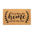 Alfombra Eco Living 43x26 cm "dios Bendiga Este Hogar"