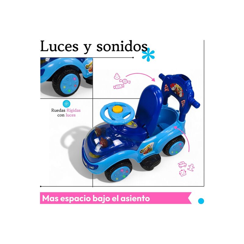 Montable Correpasillos Con Bast&oacute;n Parental Desm... image number null