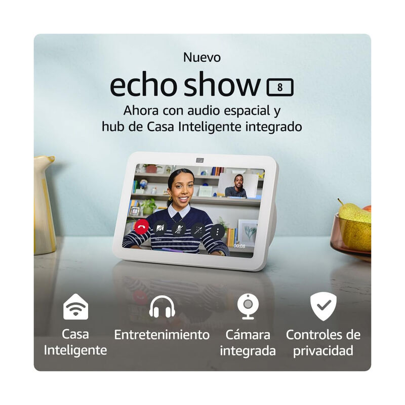 Amazon Echo Show 8 3a Gen (2023) Blanco image number null