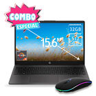 Combo Laptop Hp 255 G10  15.6" Ryzen 3 512gb 32gb Ram Negro + Mouse Bluetooth