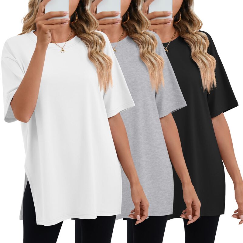 Camiseta Huukeay Talla Xl, Pack De 3, 3 Colores image number null