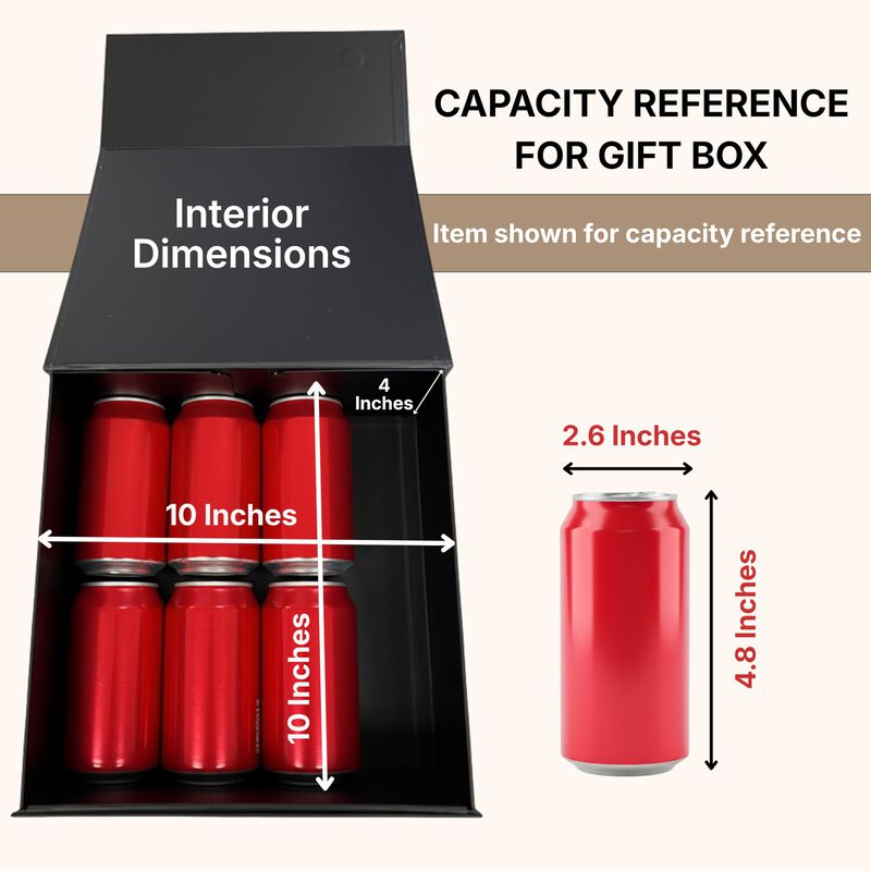 Cajas De Regalo Ceco Box 25 &times; 25 &times; 11 cm Negro ... image number null