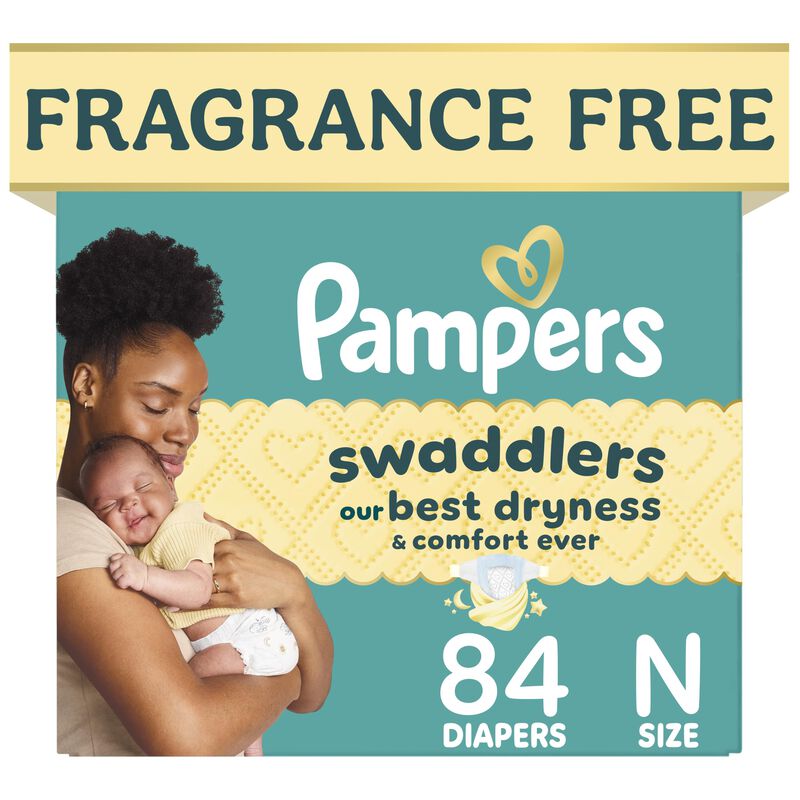 Pa&ntilde;ales Pampers Swaddlers Reci&eacute;n Nacido 84 Unid... image number null