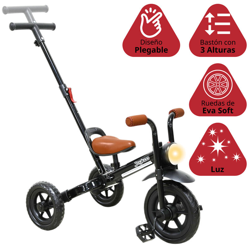 Triciclo 3 En 1 Para Ni&ntilde;os Con Bast&oacute;n, Bici Y B... image number null