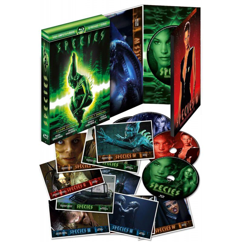 Digipack Species 1-2-3-4 (con 12 Postales Y Ext... image number null