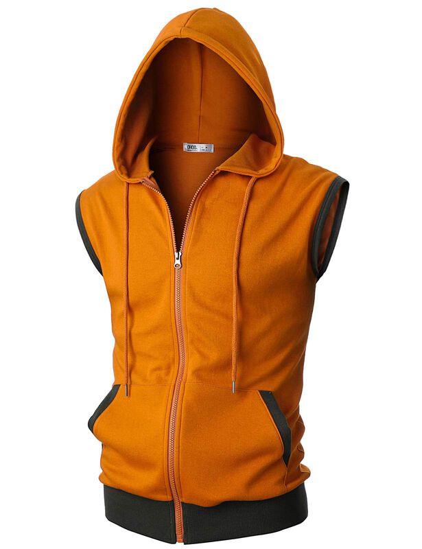 Sudadera Ohoo Chaleco Sin Mangas Con Cremallera... image number null