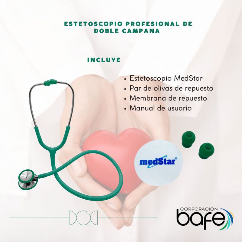 Estetoscopio Profesional De Doble Campana Edici... image number null