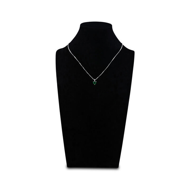 Juego De Anillo Aretes Y Dije De Corazon Con Ca... image number null