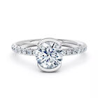 Anillo De Compromiso - Pav&eacute; - Amore608-rd-cz