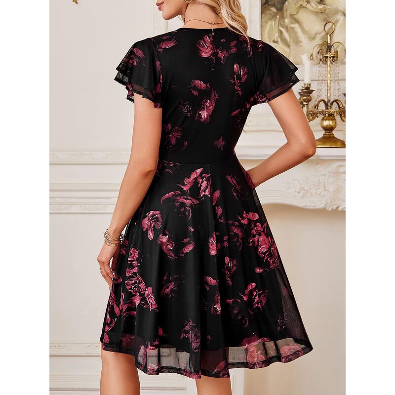 Vestido Zaberry Floral Corte Envolvente Escote ... image number null