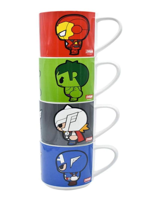 Set de tazas infantil Casa BIU Marvel Comics: S... image number null