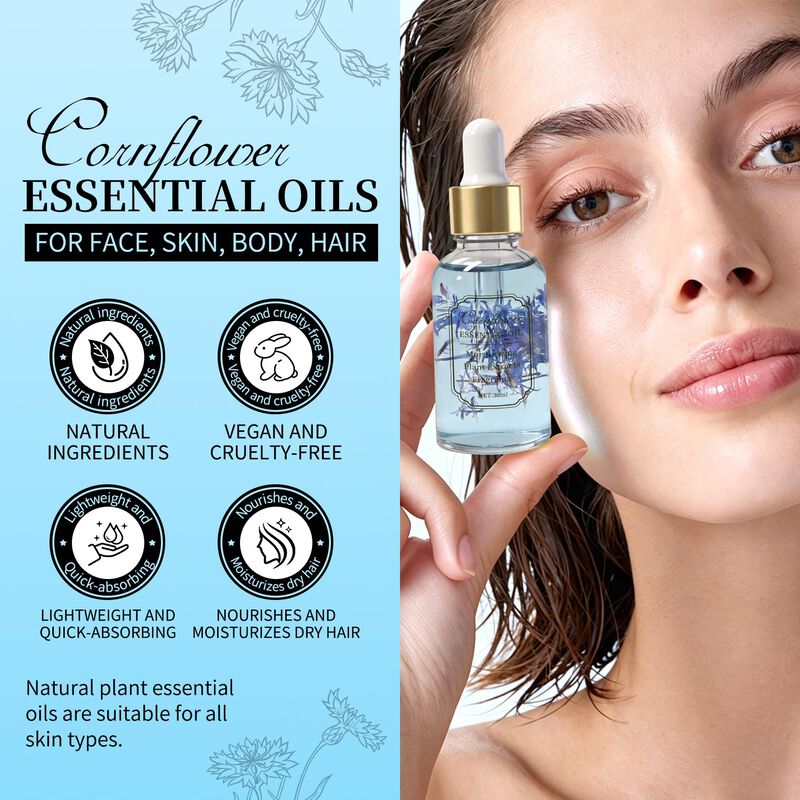 Aceite Esencial Damusi 30 ml Aciano Para Rostro... image number null