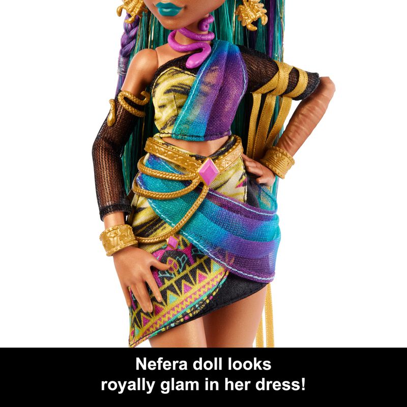 Mu&ntilde;eca Monster High Nefera De Nile Royal Mummy ... image number null