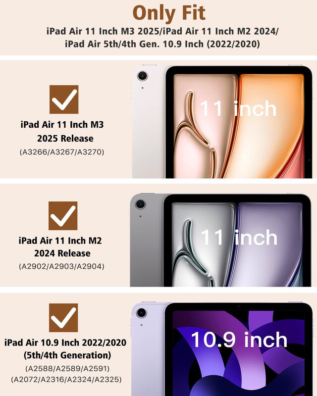 Funda Para Ipad Air De 11 Pulgadas Timovo, Cubi... image number null