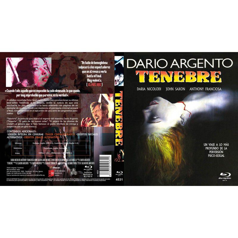 Tenebre 1982 Bdr Tenebre [blu-rayr] image number null