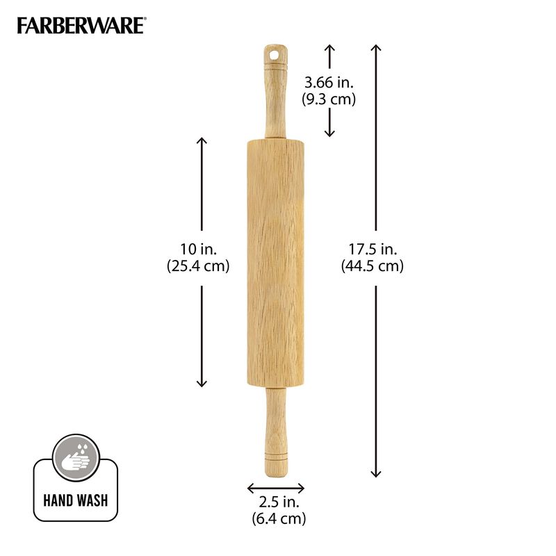 Rodillo Farberware Classic De Madera Natural De... image number null