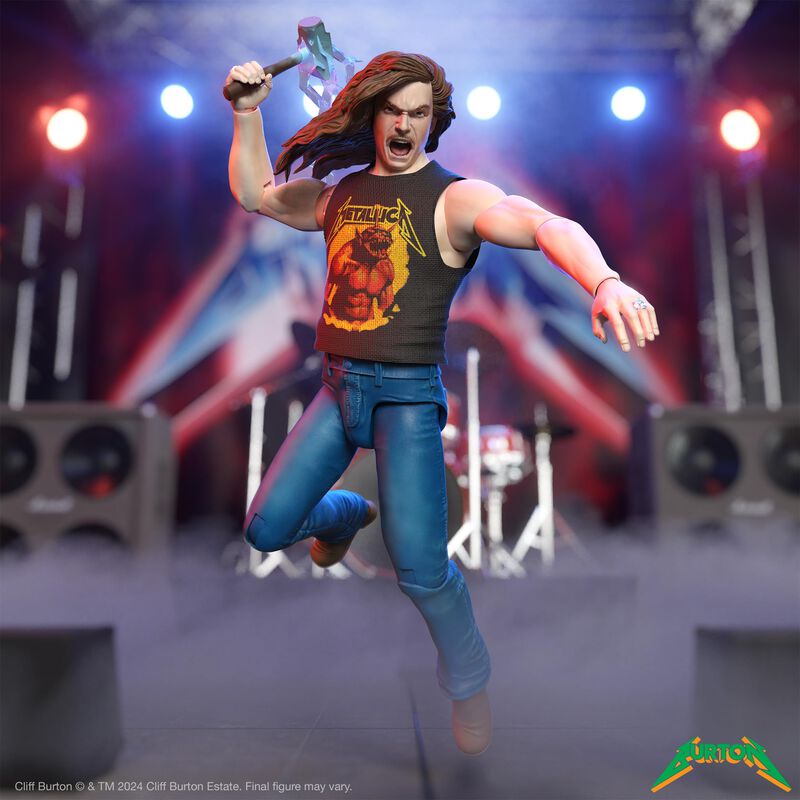 Figura De Acci&oacute;n Super7 Ultimates! Cliff Burton... image number null