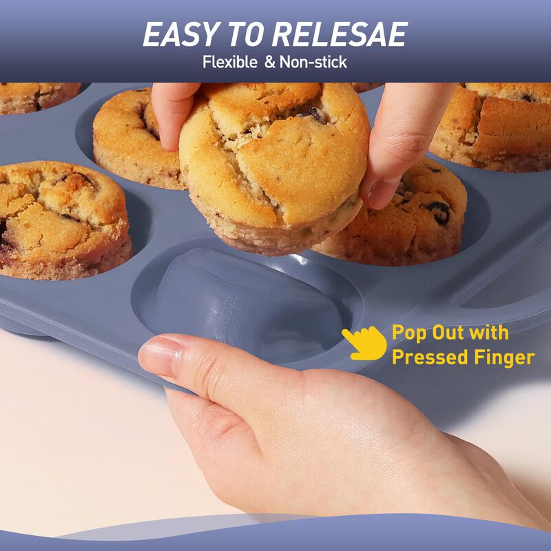 Molde Para Muffins Socisen 2 Unidades De 6 Cavi... image number null