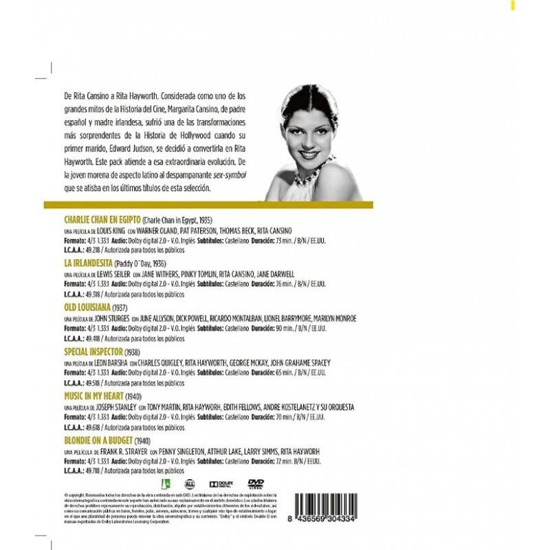 Rita Hayworth - Sus comienzos [DVD] image number null