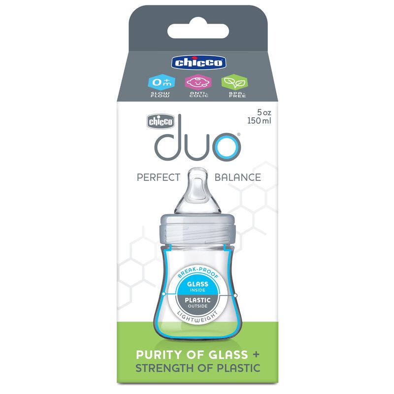 Biber&oacute;n Chicco Duo Hybrid De 150 Ml Con Interio... image number null