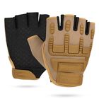 Guantes Tácticos de Medio Dedo Motociclista – Protección con Palma Antideslizante 3D y Ajuste de Muñeca | Ciclismo, Senderismo y Entrenamiento