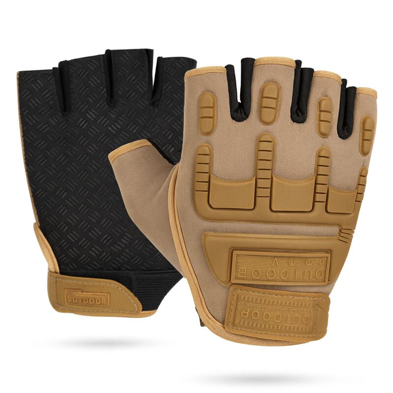 Guantes Tácticos de Medio Dedo Motociclista – P... image number null