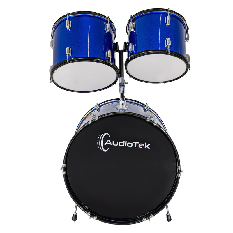 Batería Musical Acústica 5pz Platillos Atriles ... image number null