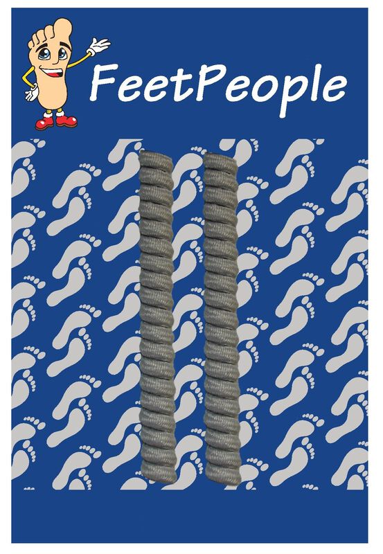 Cord&oacute;n El&aacute;stico Rizado Gris Oscuro Feetpeople 1... image number null