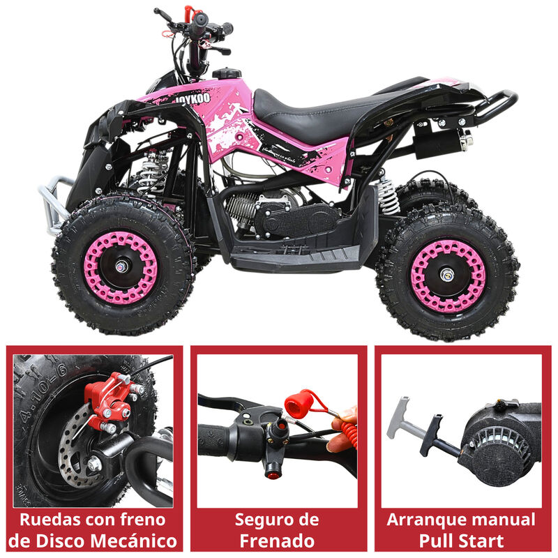 Cuatrimoto Montable Atv Para Ni&ntilde;os Motor A Gaso... image number null