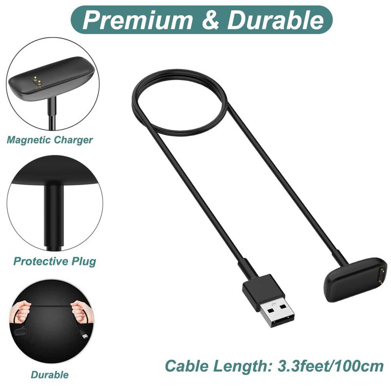 Cable de Carga Kissmart 1m para Fitbit Luxe, Ch... image number null
