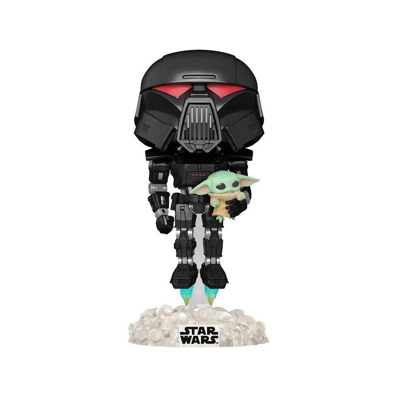 Dark Trooper Con Figura De Vinilo Grogu Que Bri... image number null