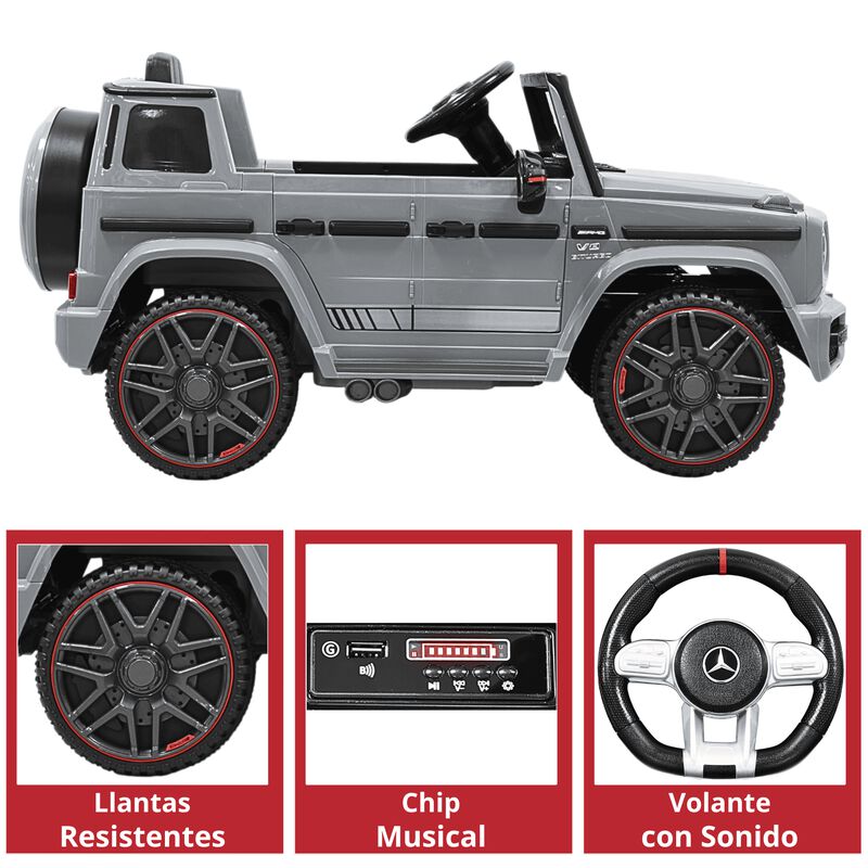 Camioneta Montable El&eacute;ctrica AMG Mercedes Benz ... image number null