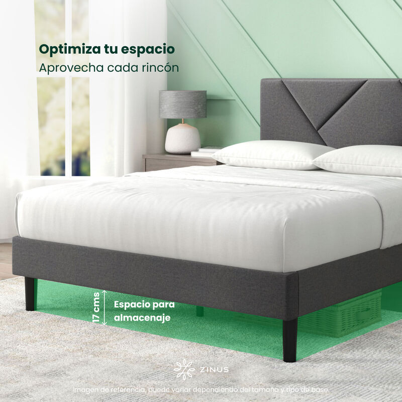 Zinus  Judy | Base De Cama Matrimonial Con Cabe... image number null