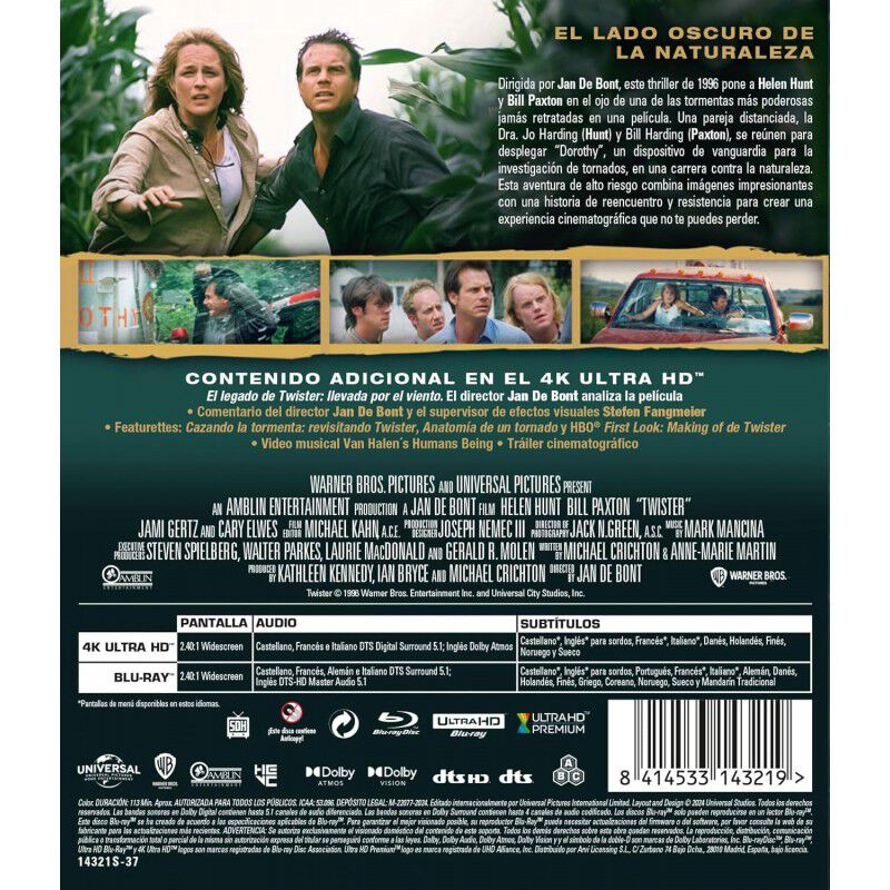 Twister [4K UHD,Blu-ray] (1996) Twister image number null