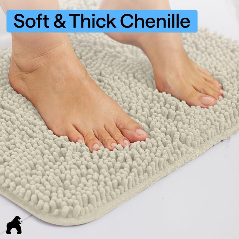 Alfombra De Ba&ntilde;o Gorilla Grip 91 x 61 cm Nube P... image number null