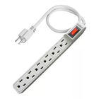 Multicontacto 6 Conectores TAIKA TK-MC6 125V 60cm