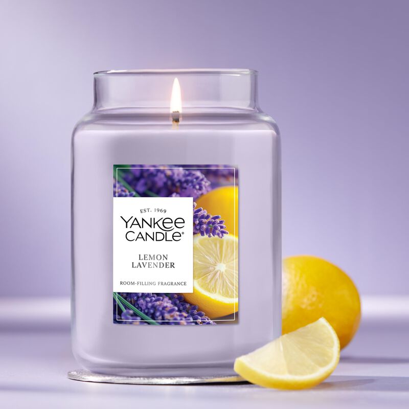 Candle Yankee Candle, Tarro Grande, Lim&oacute;n Y Lav... image number null