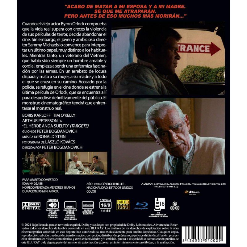 El H&eacute;roe Anda Suelto [blu-ray] (1968) Targets image number null