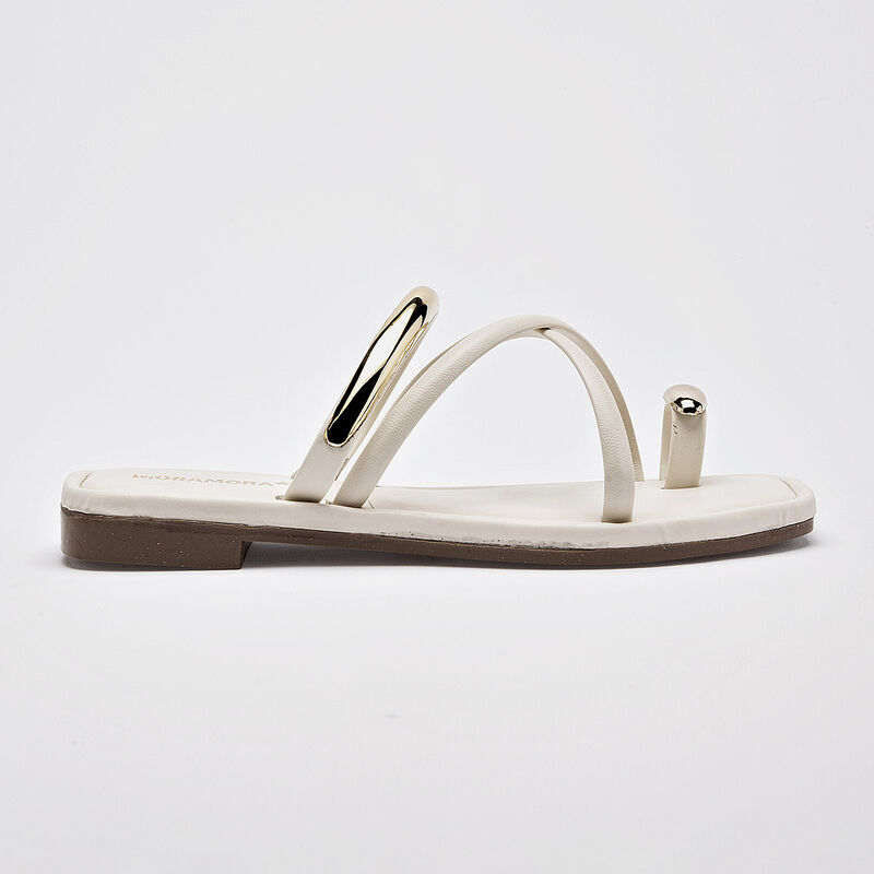 Moramora sandalia piso para mujer latte oro cod... image number null