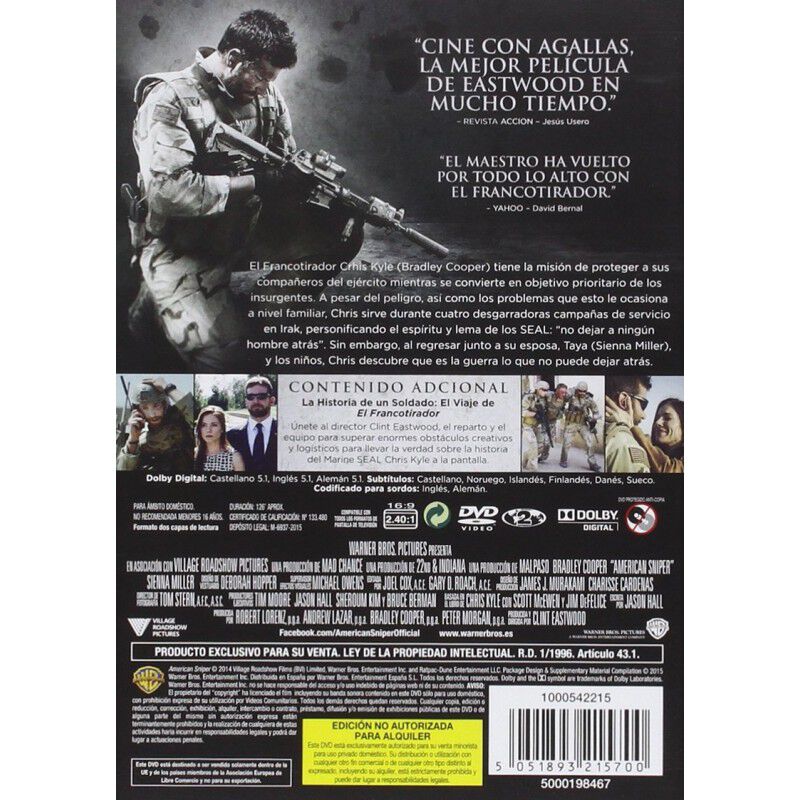 El Francotirador [dvd] image number null
