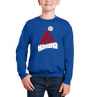 Sudadera De Cuello Redondo Word Art Para Ni&ntilde;o - Todo Lo Que Quiero Para Navidad Eres T&uacute; - Azul Rey