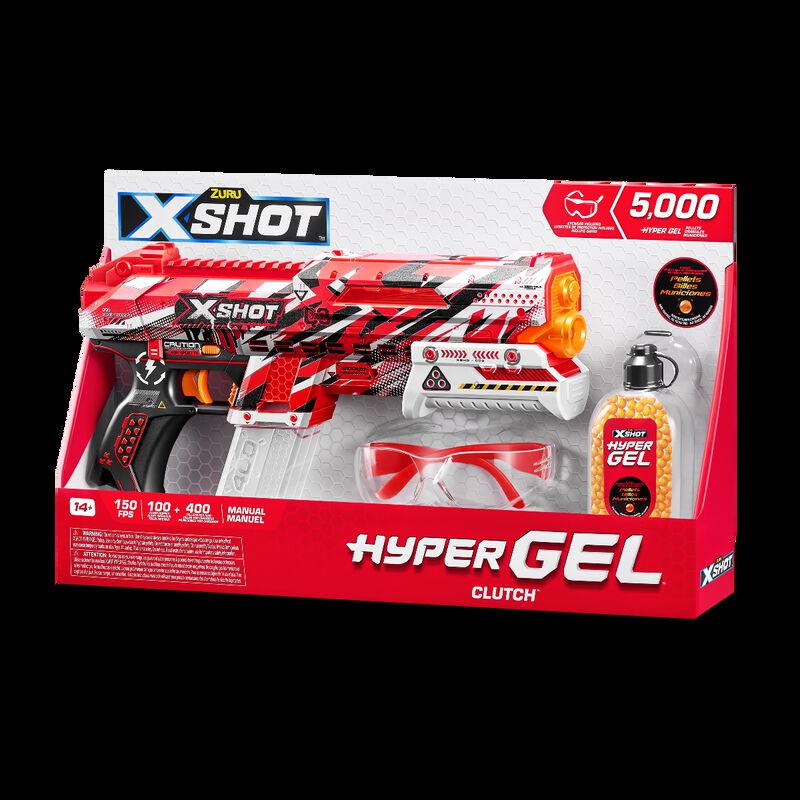 X-Shot Lanzador Hyper Gel Clutch Zuru image number null