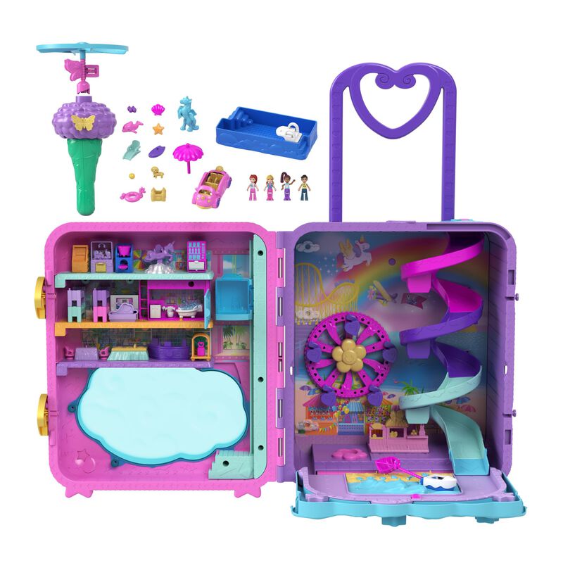 Set De Juego Polly Pocket Pollyville Resort Con... image number null