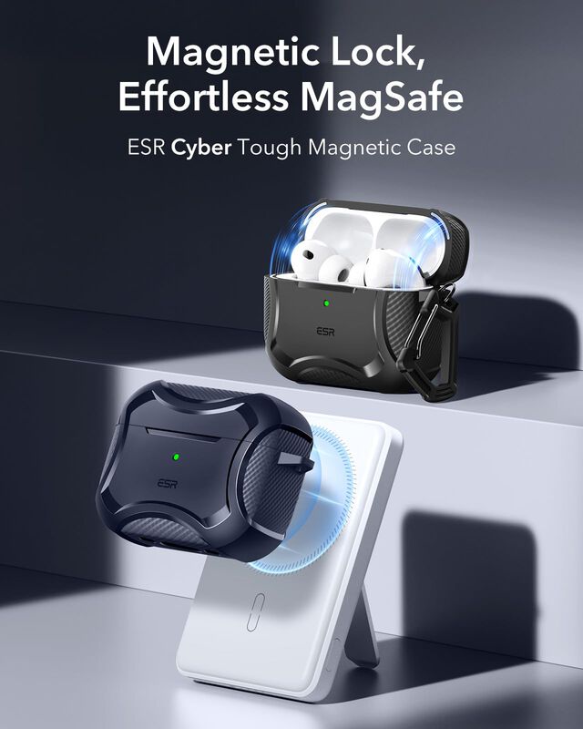 Funda Para Airpods Pro 3 Esr, Azul Marino, Prot... image number null