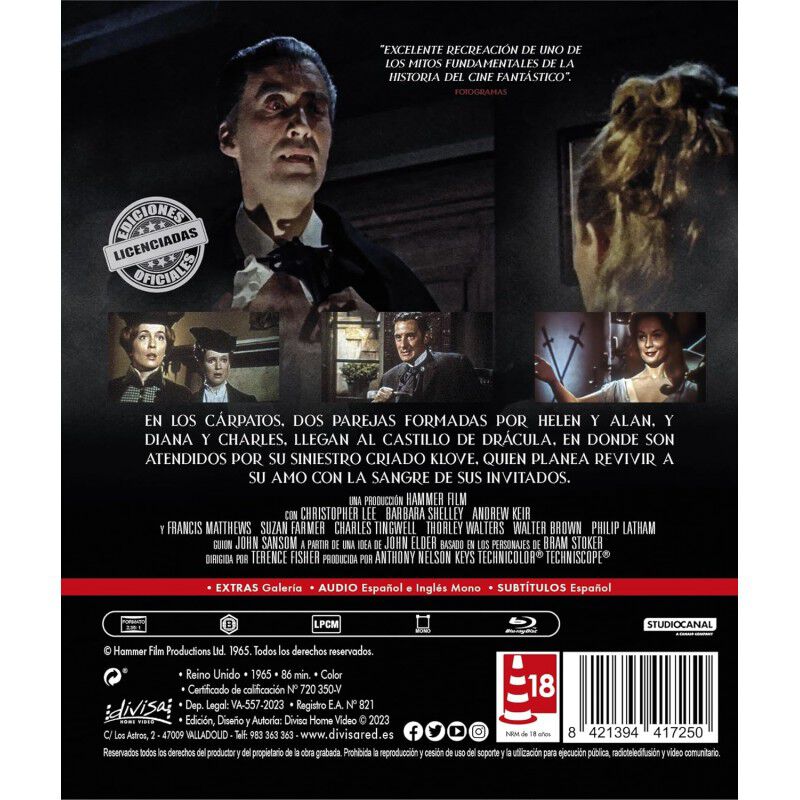 Dracula, Principe de las Tinieblas (Dracula: Pr... image number null